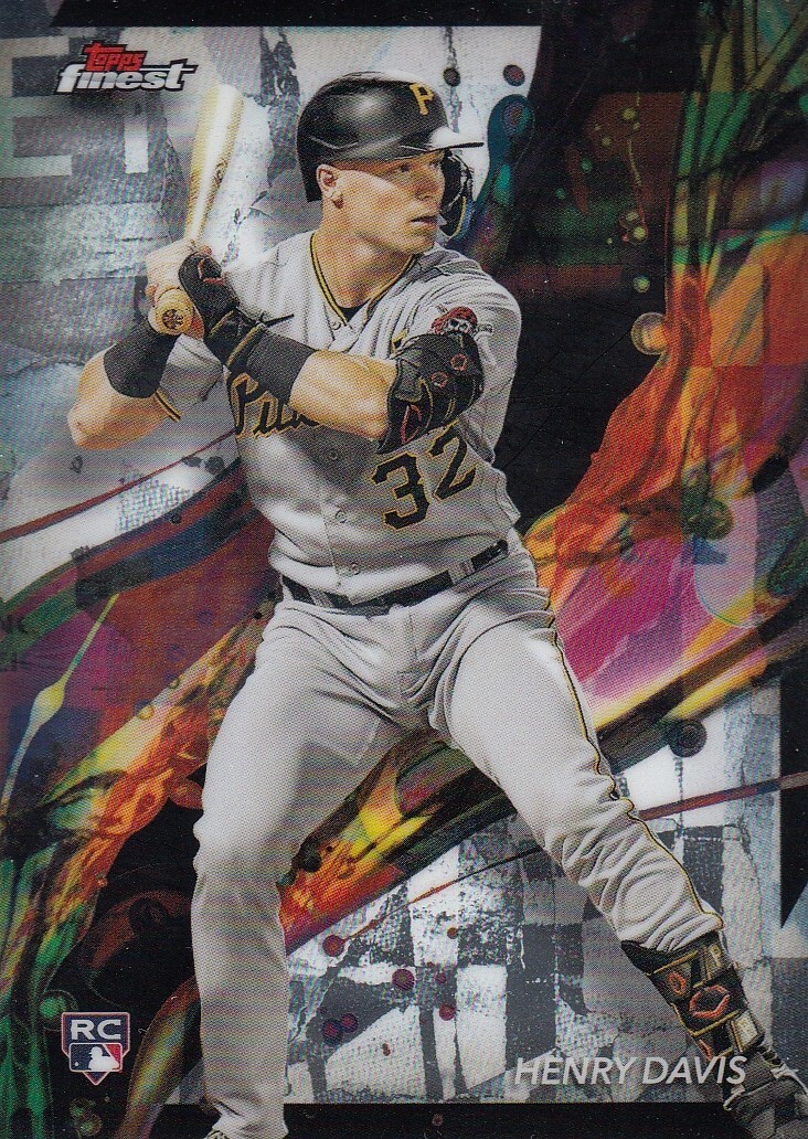 HENRY DAVIS FINEST ROOKIE CARD RC PITTSBURGH PIRATES #15 2024 24 TOPPS