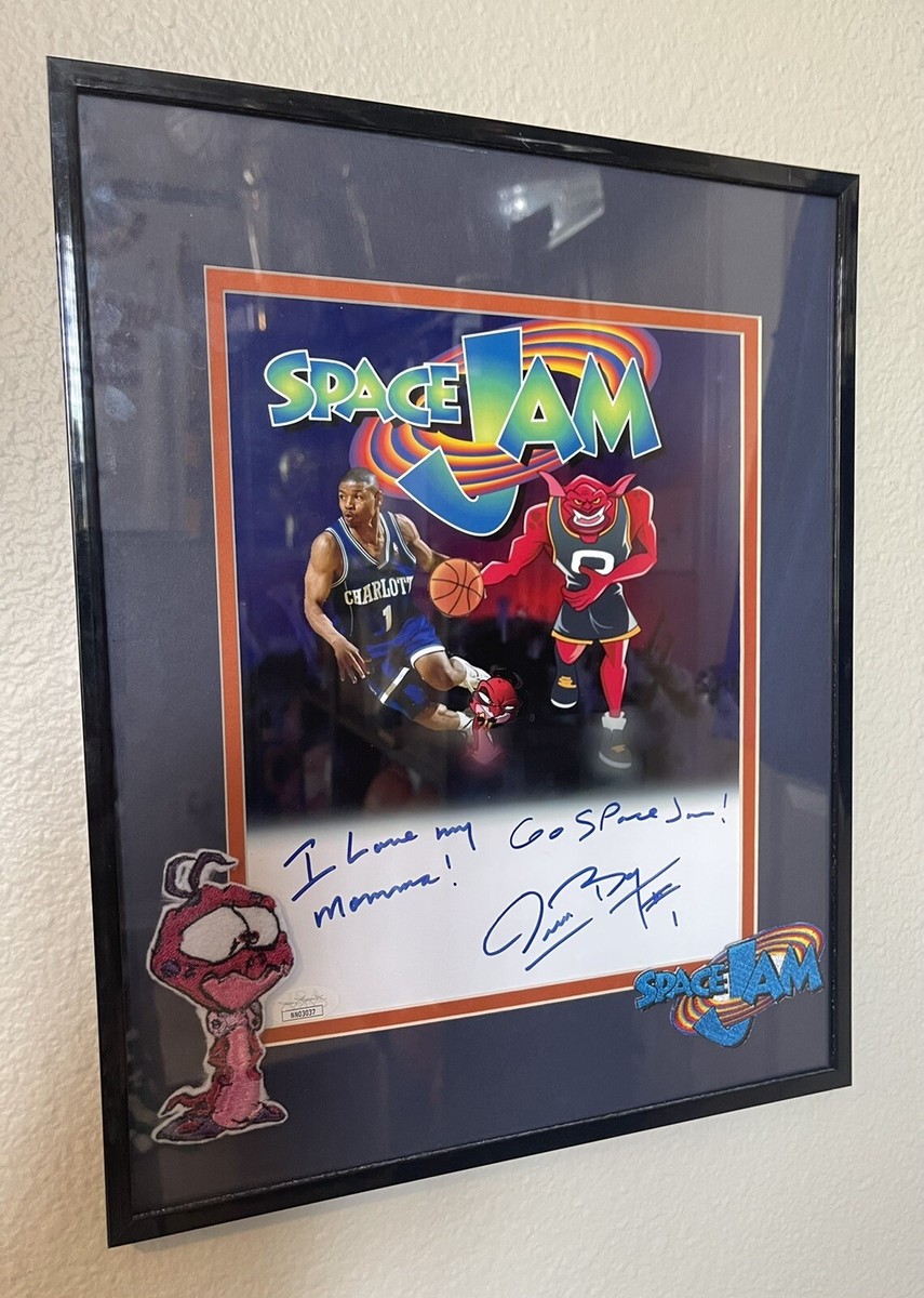 Muggsy Bogues Framed Signed 8x10 Photo Space Jam Nawt Monstars
