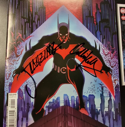 Batman Beyond: Neo-Year (2022) #1 SIGNED Collin Kelly Jackson Lanzing Notarized - Picture 4 of 6