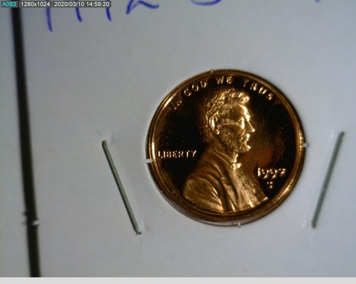 1992 1c P D S Lincoln Memorial Cents unc in mint cello and Proof penny - Picture 2 of 7