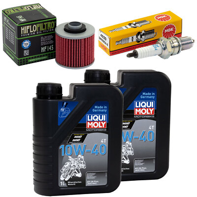 Inspektion Öl Set für Yamaha XT 600 43F 2KF 2NF XT 1984-90 2L Ölfilter Zündkerze