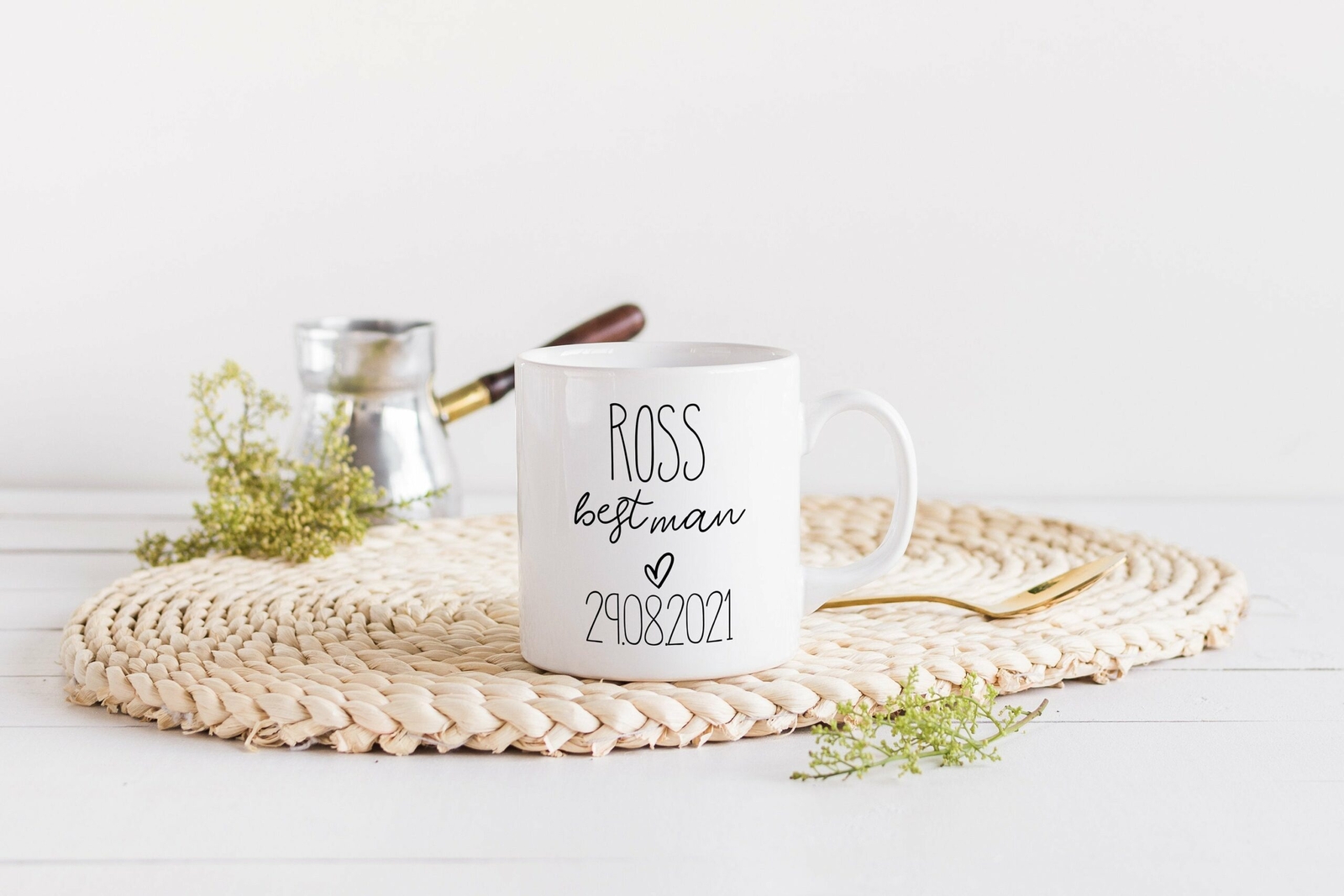 Best Man Mug Personalised Wedding Favour Ideas Mug Best Man Thank You Gift