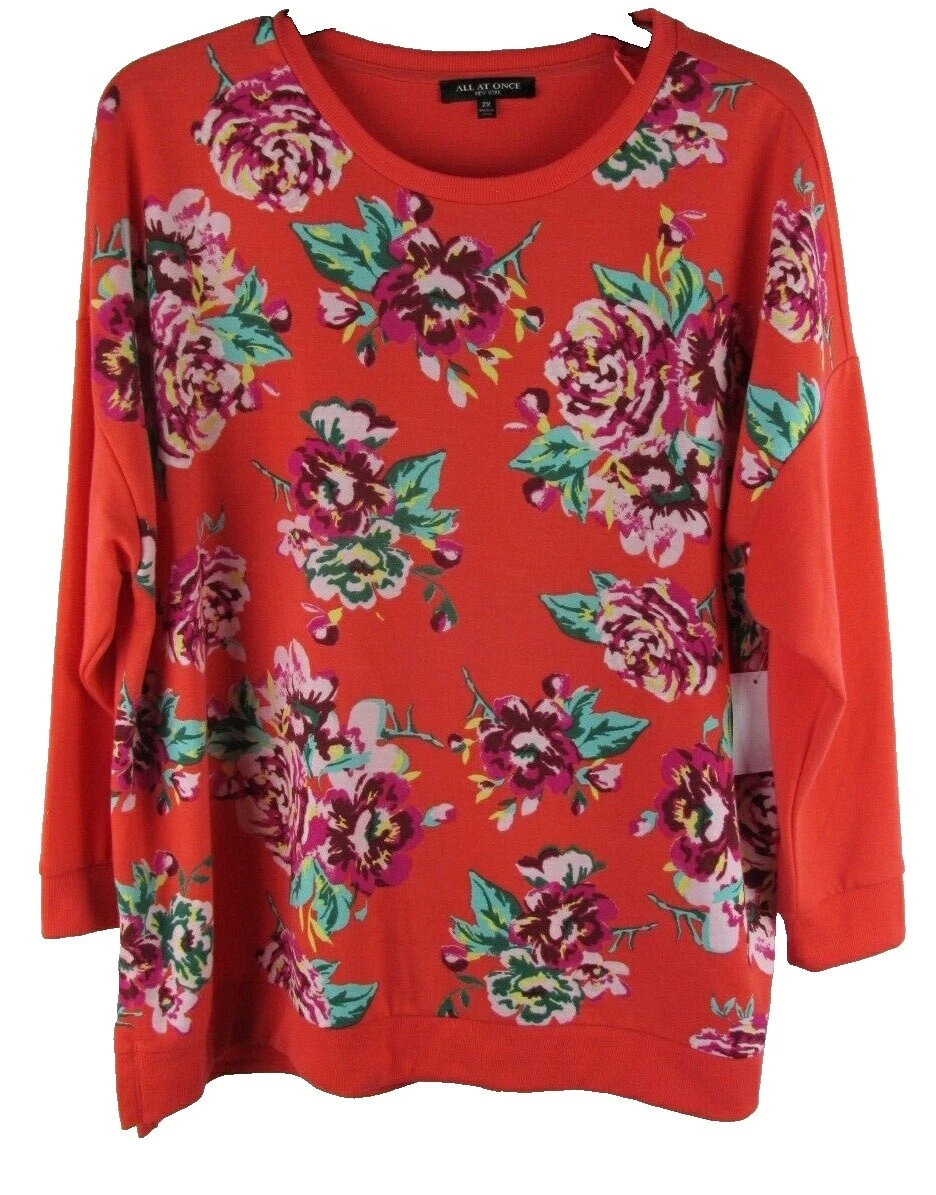 Floral Plus Size Women's 3X Size