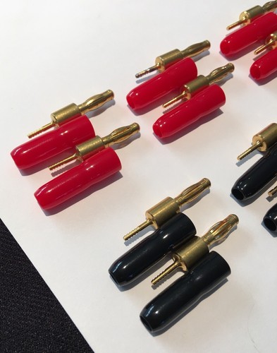 Altavoz PLÁTANOS 10-negro 10-rojo tipo soldadura con fundas flexibles para botas 20 piezas - Imagen 7 de 11