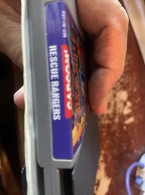 SUPERB LN 1990 Disney Chip 'N Dale Rescue Rangers NES Nintendo Game W/ MANUAL