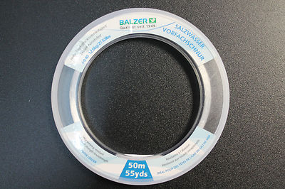 BALZER Salzwasser Vorfachschnur – 50m Monofil In 0,8/1/1,2mm Fürs Meeresangeln