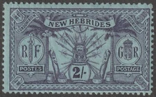 BRITISH NEW HEBRIDES 24 MINT HINGED OG*  NO FAULTS VERY FINE! UAT