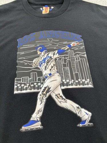 Los Angeles Dodgers MLB Zombie City Skeleton Shohei Ohtani Home Run Tee Large - Picture 2 of 4