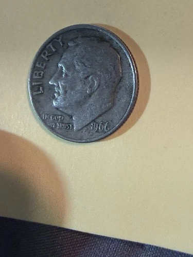 1966 Roosevelt Dime