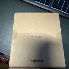 Logitech H111 Stereo Headset w/ Rotating Microphone Adjustable 3.5mm