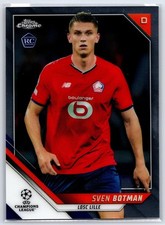 2021-22 Topps Chrome UCL - SVEN BOTMAN #9 Rookie Card. rookie card picture