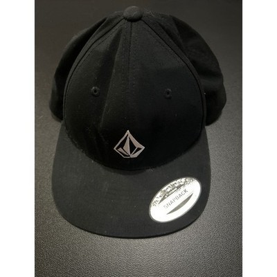 Volcom Black Baseball Cap Snapback Hat