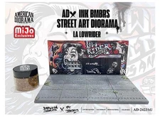 LA Street Art Diorama Lowrider 1:64 Scale Models - American Diorama AD2423