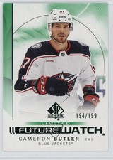 2024-25 SP Authentic Future Watch Limited Green 194/199 Cameron Butler #155 03k9