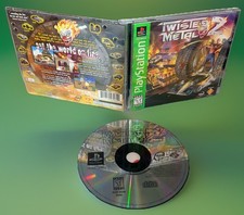 Twisted Metal 2 Sony PlayStation PS1 Greatest Hits Game  W/ Registration Card
