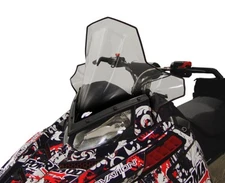 Powermadd Cobra Windshield-19in.-Clear with Black Fade for 2020 Polaris 600