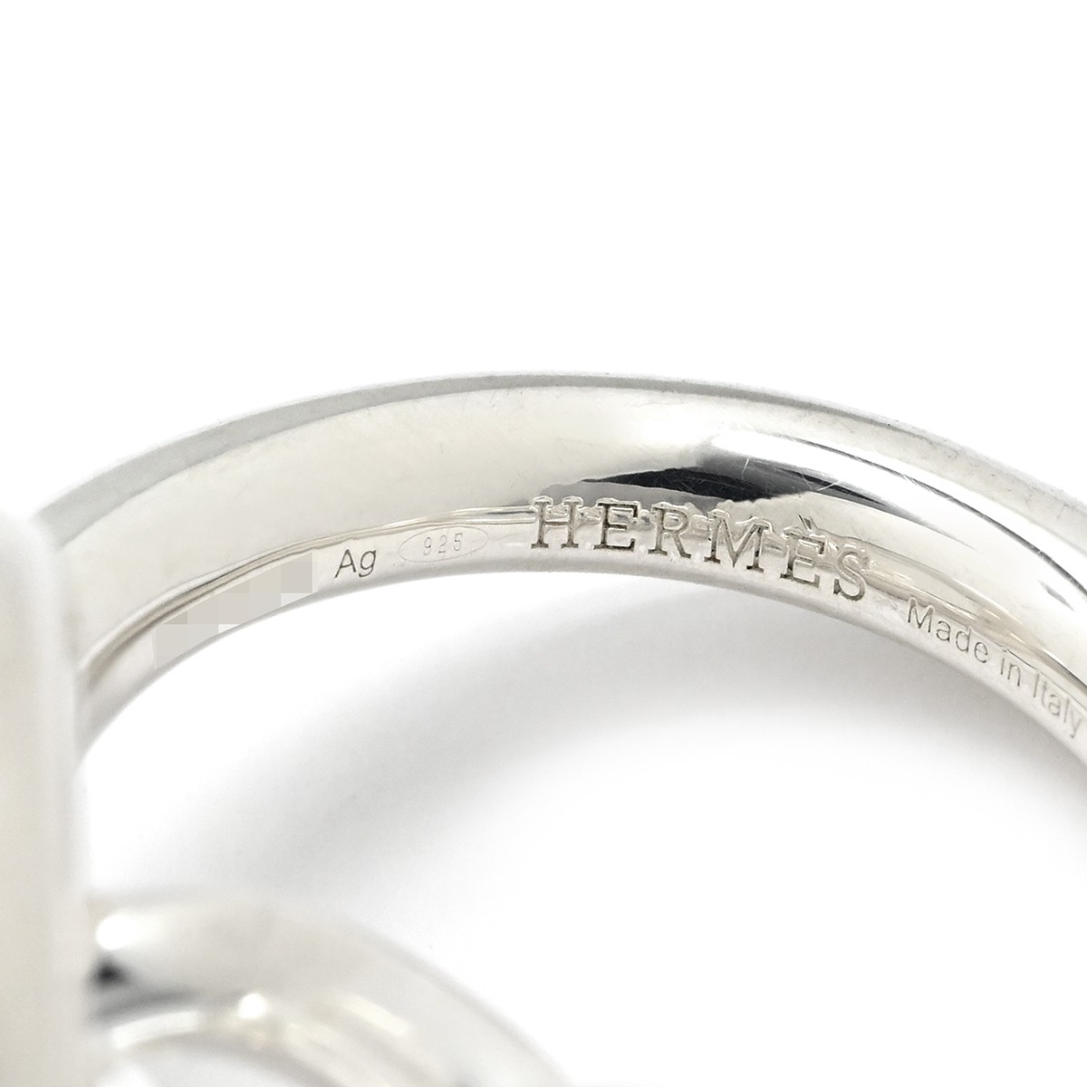 HERMES Echappé Croisette MM Ring 925 US#5-1/4~5-3… - image 4