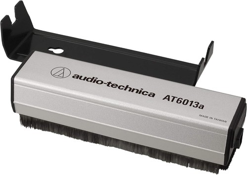 Audio-Technica AT6013a Dual-Action Anti-Static Record Cleaner Silver Single - Photo 2/2