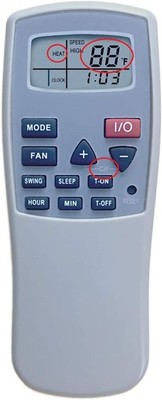 Replacement for Soleus Air Air Conditioner Remote Control HCB P13HP D HCB R135