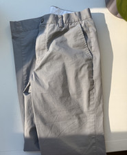 Brooks Brothers Mens Pants 32" x 32" Regular Gray Chino