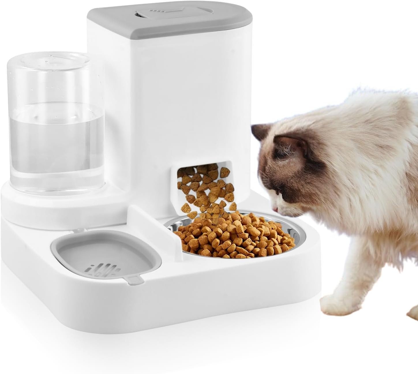 Offerta Distributore 2 in 1 Gatti e Cani | Mangiatoia Automatica 2.2L
