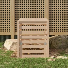 Vidaxx Kompostbehälter 63,5x63,5x77,5 cm massives Kiefernholz