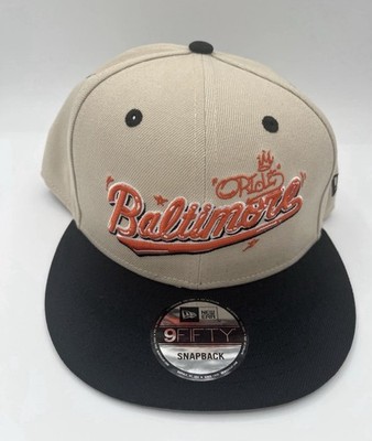 New Era 9Fifty Baltimore Orioles Team Art 2-Tone Snapback Hat NWT - OSFM