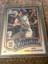 2024 Bowman Chrome # ROY-13 Pete Crow-Armstrong RC Green Refractor ROY CUBS