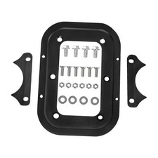 Black Aluminum Battery Tray - Universal Racing  Trunk Mount for Optima