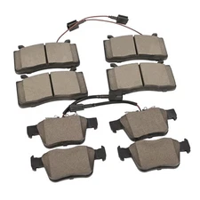 Front & Rear Ceramic Brake Pads Set Compatible with Alfa Romeo Giulia 2017 20...