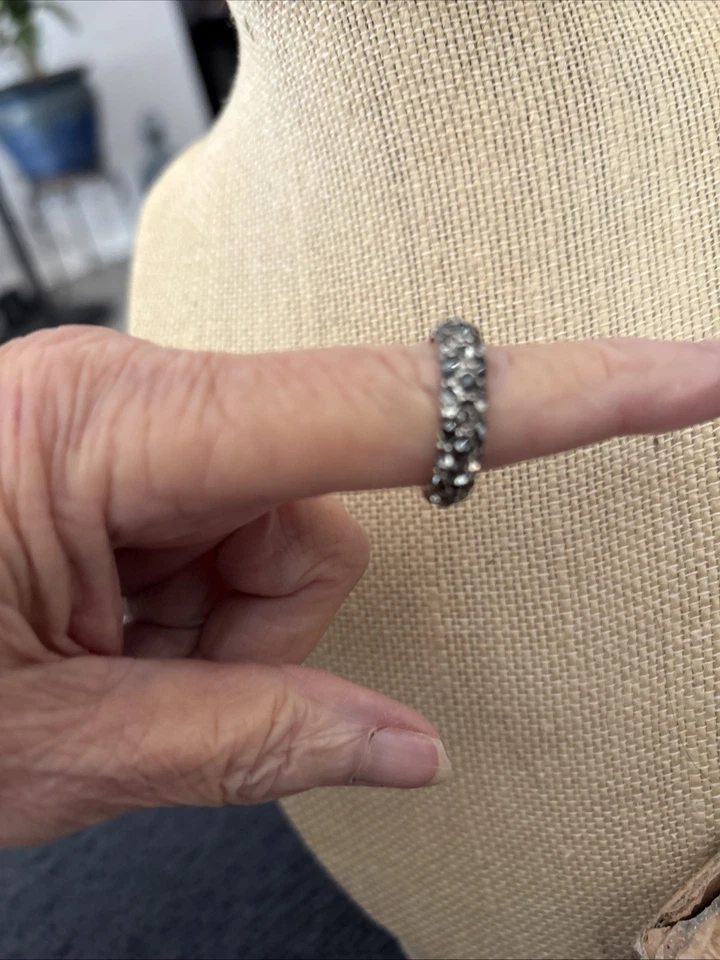 Brighton black and crystal ring - Image 4 of 4