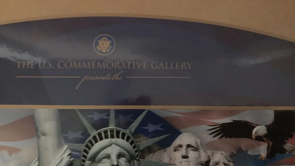 US Commemorative Gallery 50 US Quarter Dollar Collection Display Uncirculated - Image 2 of 4