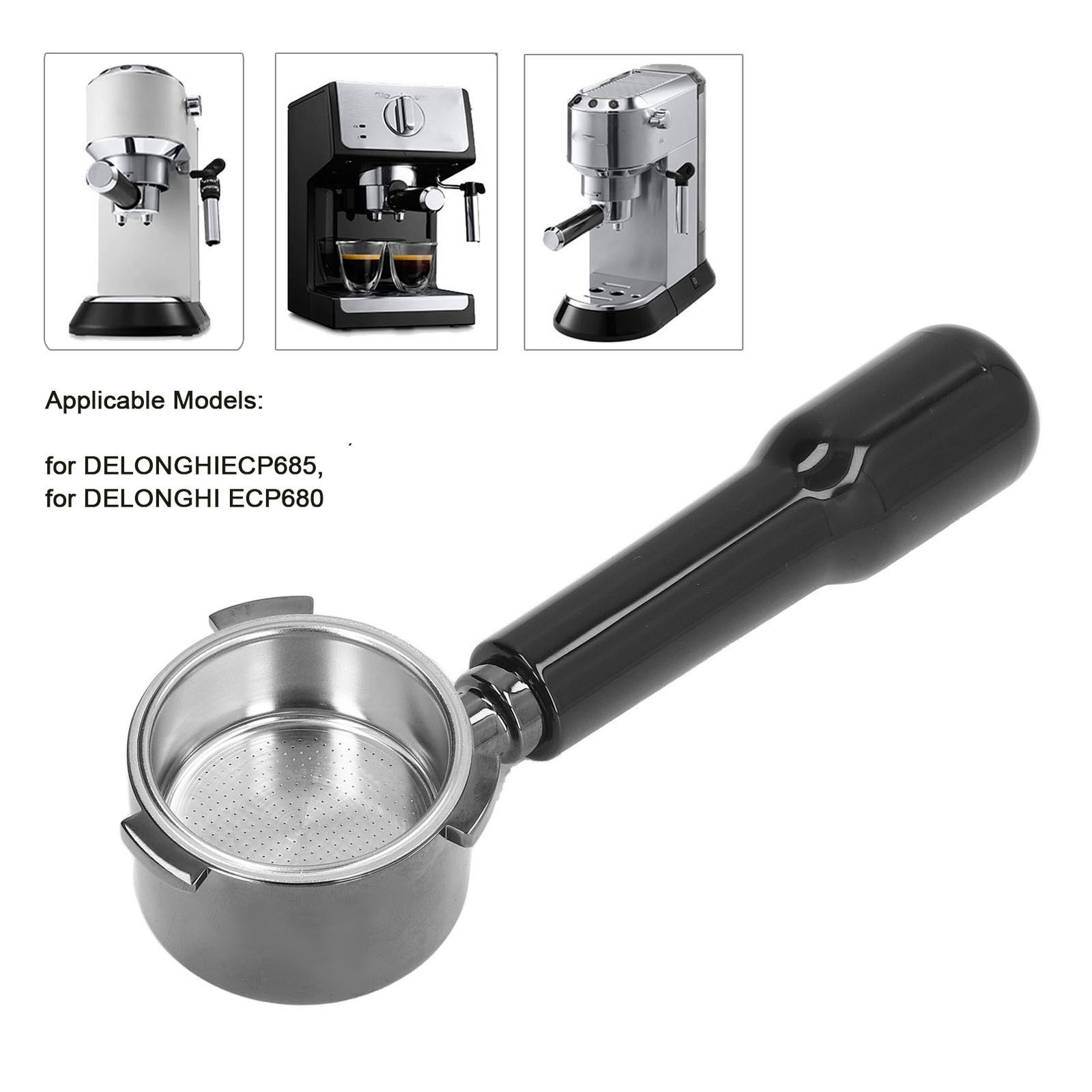 51mm Coffee Bottomless Portafilter For ECP685