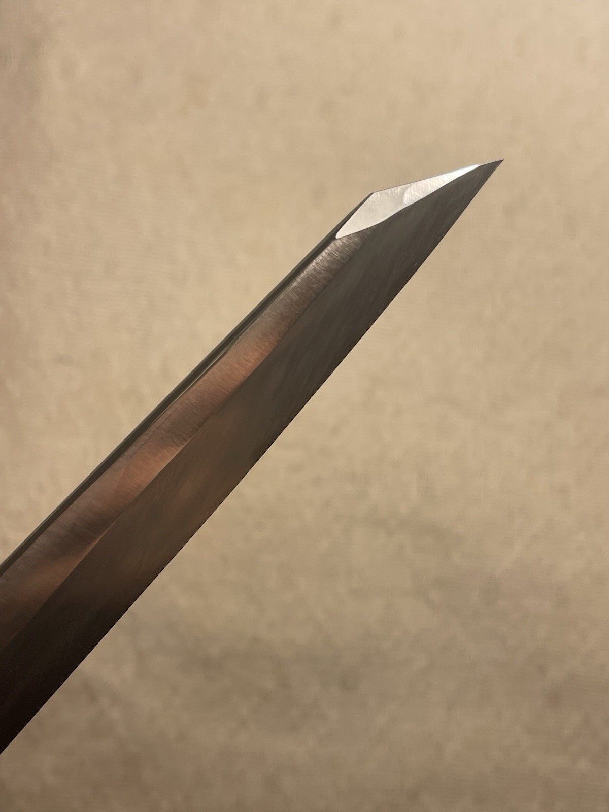 Japanese Yanagiba Knife 180mm 銘無 Kiritsuke 劍型 White No.2 steel kitchen knife