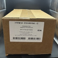 Pokémon TCG SWSH12.5 Crown Zenith Galarian Bird Tins Sealed Case Of 6 Tins