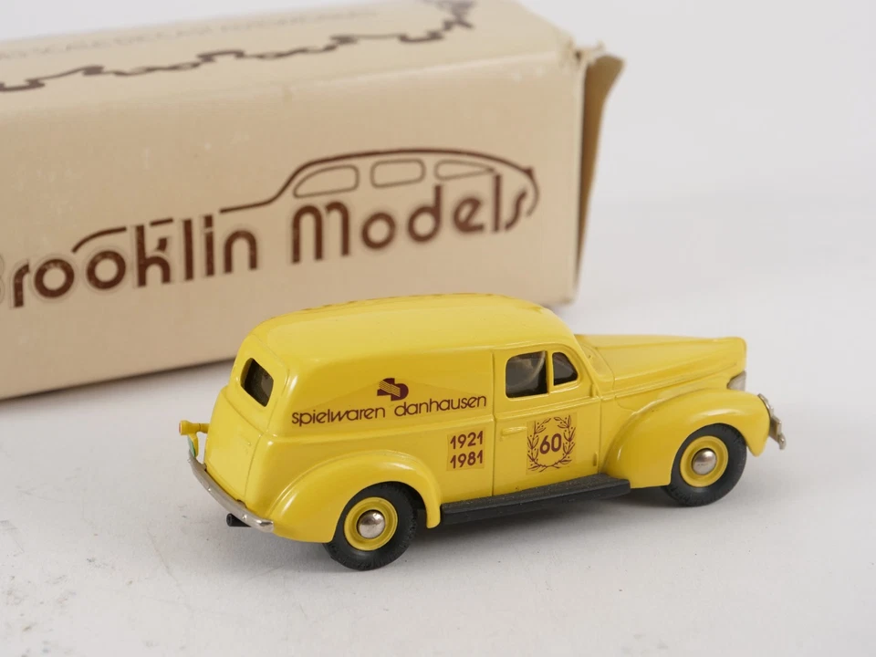 Brooklin Models 1/43 Ford Sedan Delivery Spielwaren 1940 N°9 Giallo - Immagine 2 di 4