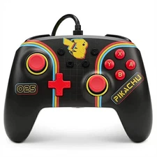 Nintendo Switch Wired Controller, Pokémon Pikachu Arcade, PowerA