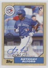 2017 Topps Update 1987 Rookies and Trades Anthony Alford #87A-AA Auto lu0