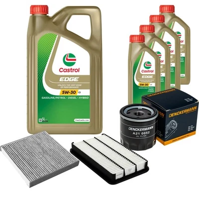 DENCKERMANN Inspection Set 9L CASTROL EDGE 5W-30 C3 Pour Lexus RX 300 AWD - Photo 1/4