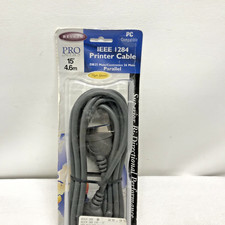 New Belkin IEEE 1284 Printer Cable DB25 Male Parallel 15 pro Series Computer PC