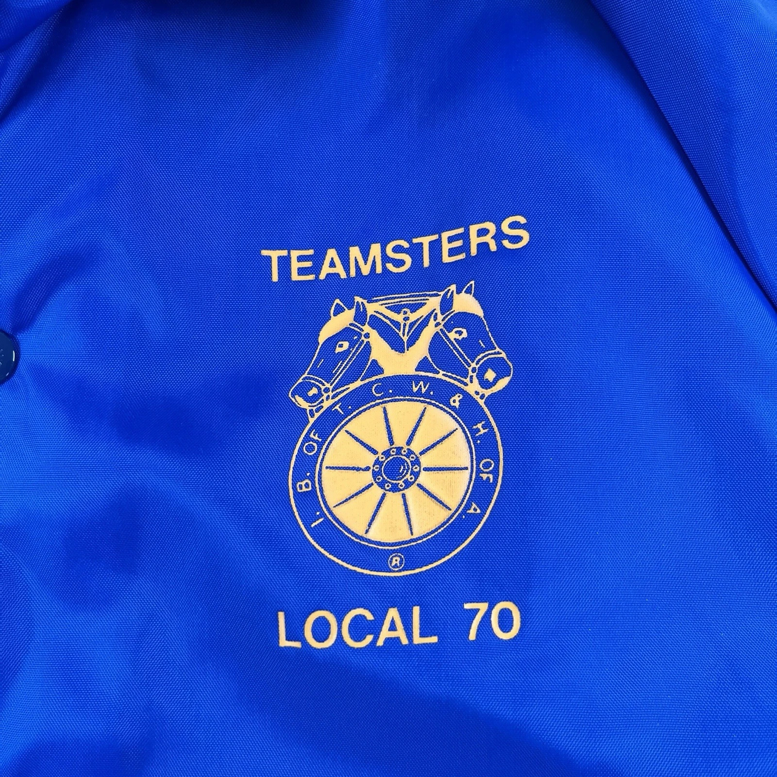 King Louie Pro Fit Teamsters Local 70 Blue Sherpa Lined Insulated Jacket USA image 6