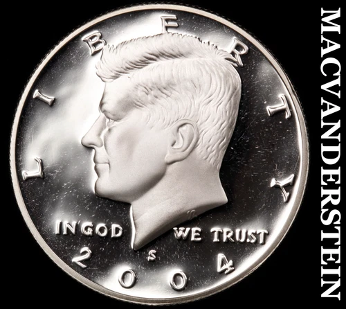 2004-S Silver Kennedy Half Dollar - Choice Gem Proof  Lustrous  #i7671