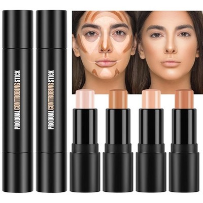LOPHE Contouring Stick, 4 Farben Konturenstift Make-up Set mit Highlighter