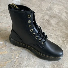 NEW With TAGS DR.MARTENS Zavala Boots Sz US 5 EU 37 UK 4 Black Leather No Box