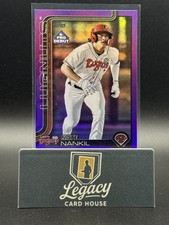 2025 Topps Pro Debut #PD-143 Nate Nankil Base Autographs Purple Foil #/299