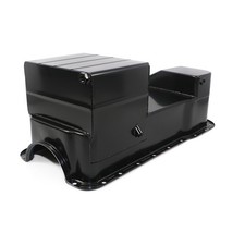 1979-1993 Fox Body Sbf Ford 7qt Dual Sump Black Drag Oil Pan Small Block 351w