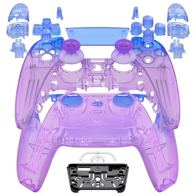 Replacement Full Set Shells Buttons for PS5 Controller Touchpad  BDM-030/040/050
