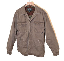 Vintage Woolrich Duck Canvas Chore Coat, Filled Blanket Lined Barn Jacket L