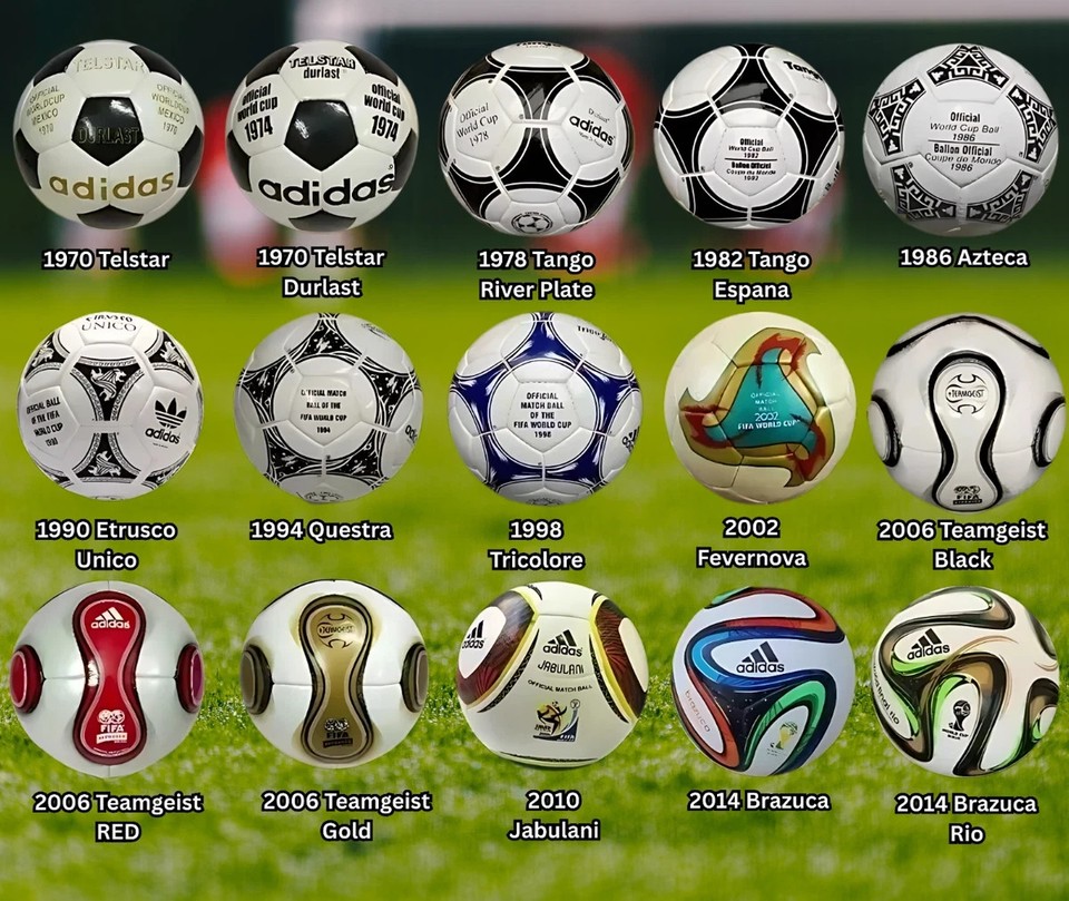 Set of 15 FIFA World Cup 1970-2014 mini Soccer balls_Football Size 1 | eBay