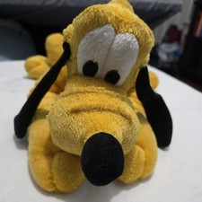 Disney Land World Parks 16" Laying Down Pluto Dog Plush Stuffed Animal Toy Doll